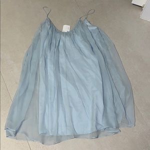 Sheer baby blue Elizabeth and James mini dress